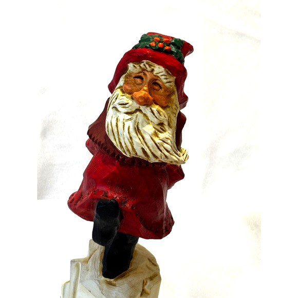 9" David Frykman Santa Claus Figurine - Oh The Joy! Christmas 1994 collectible - Picture 2 of 11
